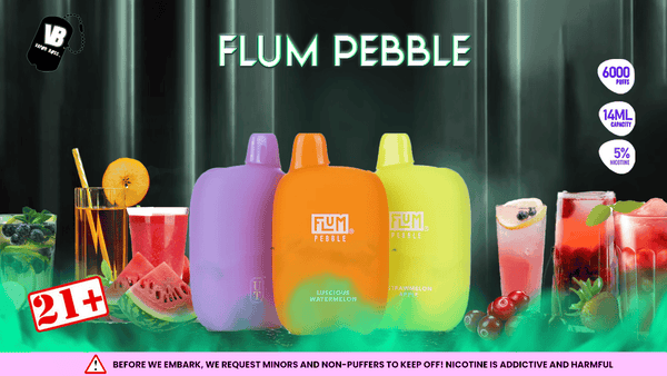 Ruby Yellow Menthol Flum Pebble Vape