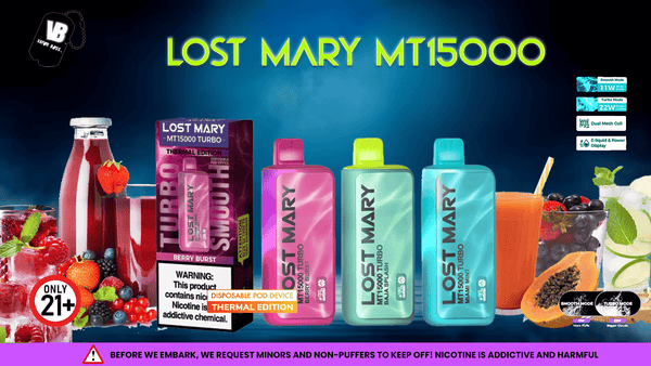 Introducing the Lost Mary MT15000 Turbo, You Must Buy