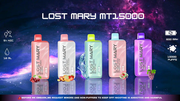 lost mary 15000 puffs flavors Lost Mary MT15000 Turbo Weekly Edition Disposable Vape main image 0