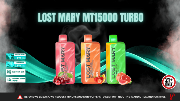 Lost Mary MT15000 Turbo Review: A Flavorful Hit with Longevity Lost Mary MT15000 Turbo Review: A Flavorful Hit with Longevity