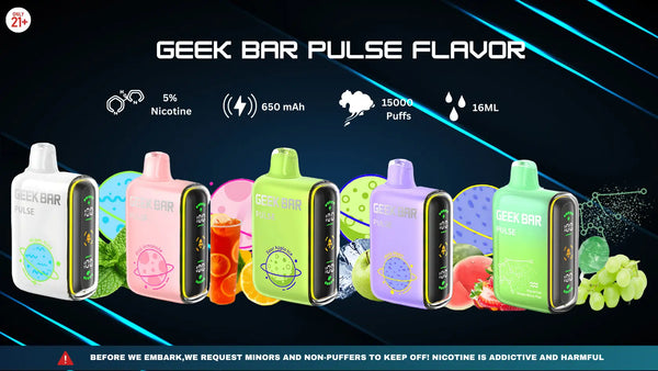 Geek Bar Pulse 15000 Review: Battery, Flavor & Price Geek Bar Pulse 15000 Review: Battery, Flavor & Price