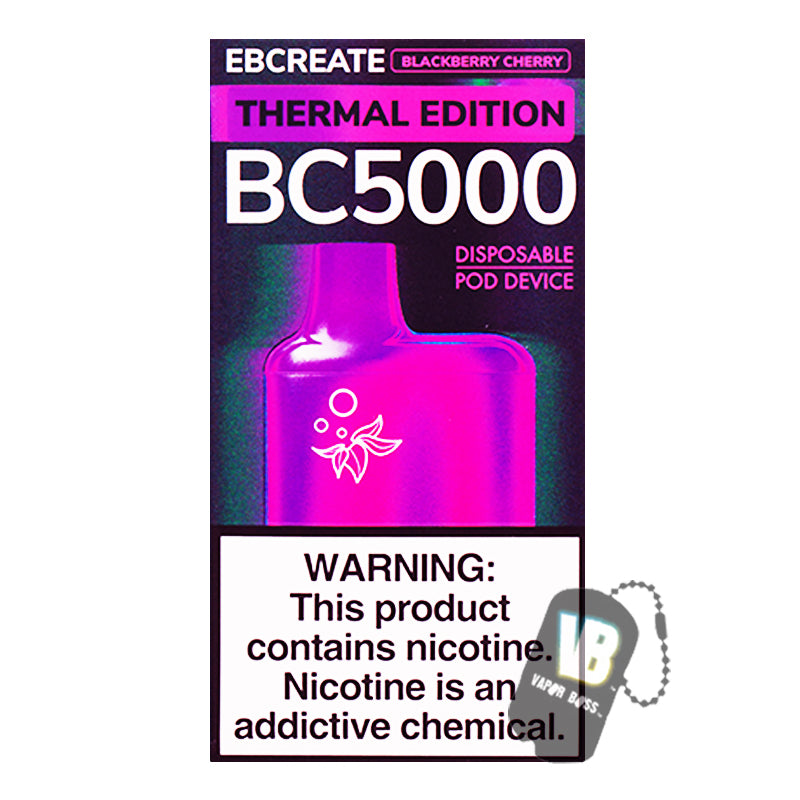 EB Create Elf Bar BC5000  Thermal Edition Disposable Vape Blackberry Cherry
