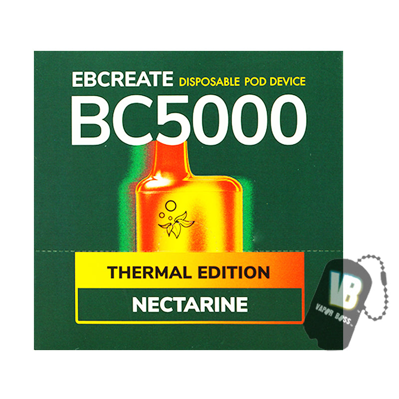 EB Create Elf Bar BC5000  Thermal Edition Disposable Vape Nectarine 1