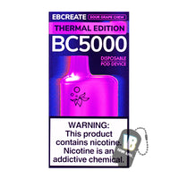 Thumbnail for EB Create Elf Bar BC5000  Thermal Edition Disposable Vape Sour Grape Chew