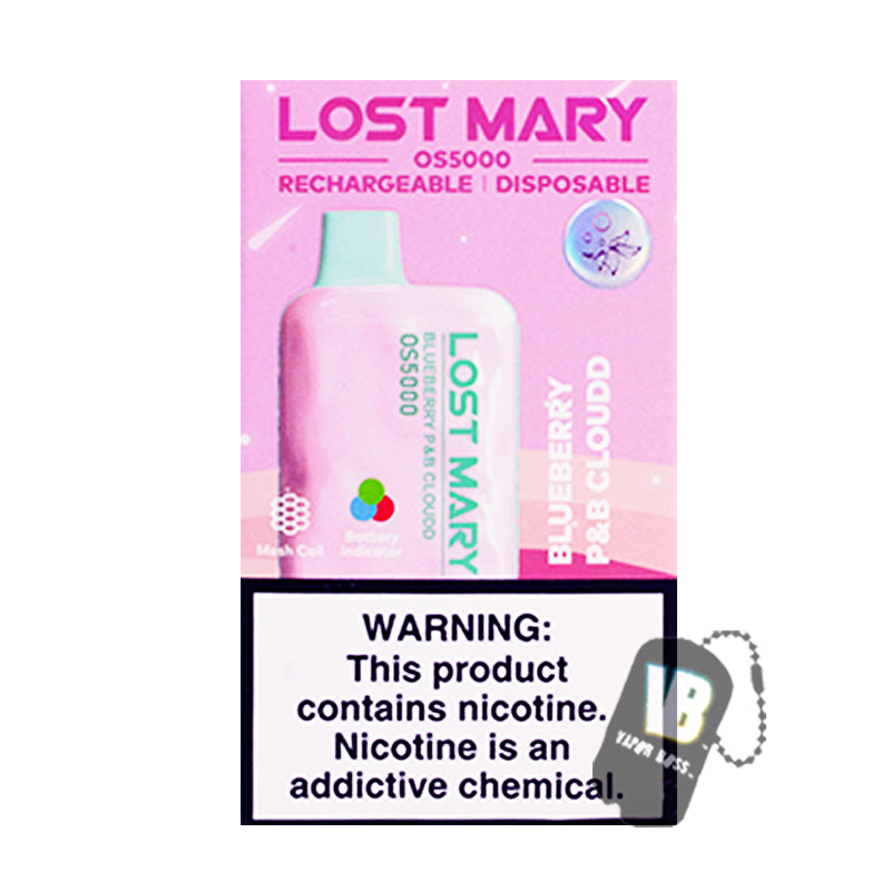 Lost Mary OS5000 Blueberry P&B Cloudd