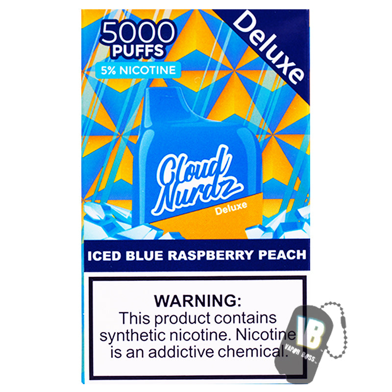 Cloud Nurdz Deluxe Ice Blue Raspberry Peach