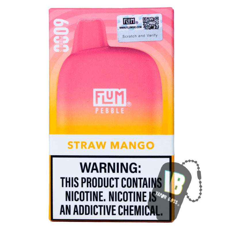 Flum Pebble Straw Mango