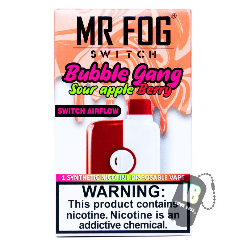 Mr Fog Switch Bubble Gang Sour Apple Berry