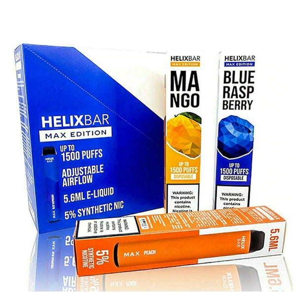 helix bar vape Helix Bar Max Disposable | 1500 Puffs | 5% Nicotine