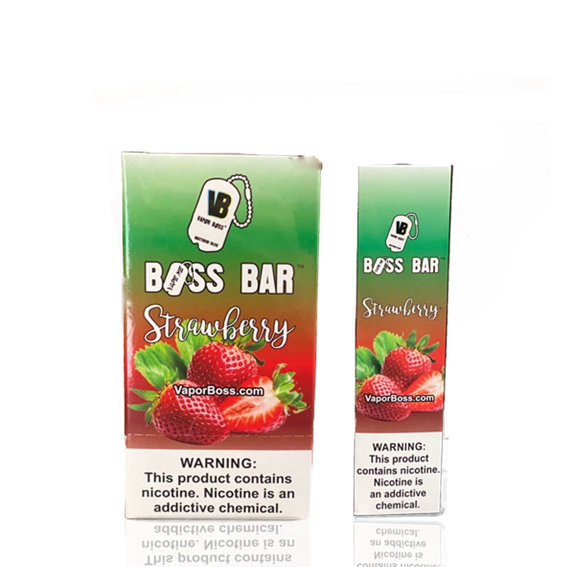 Boss Bar Strawberry | $7.75 | Vapor Boss