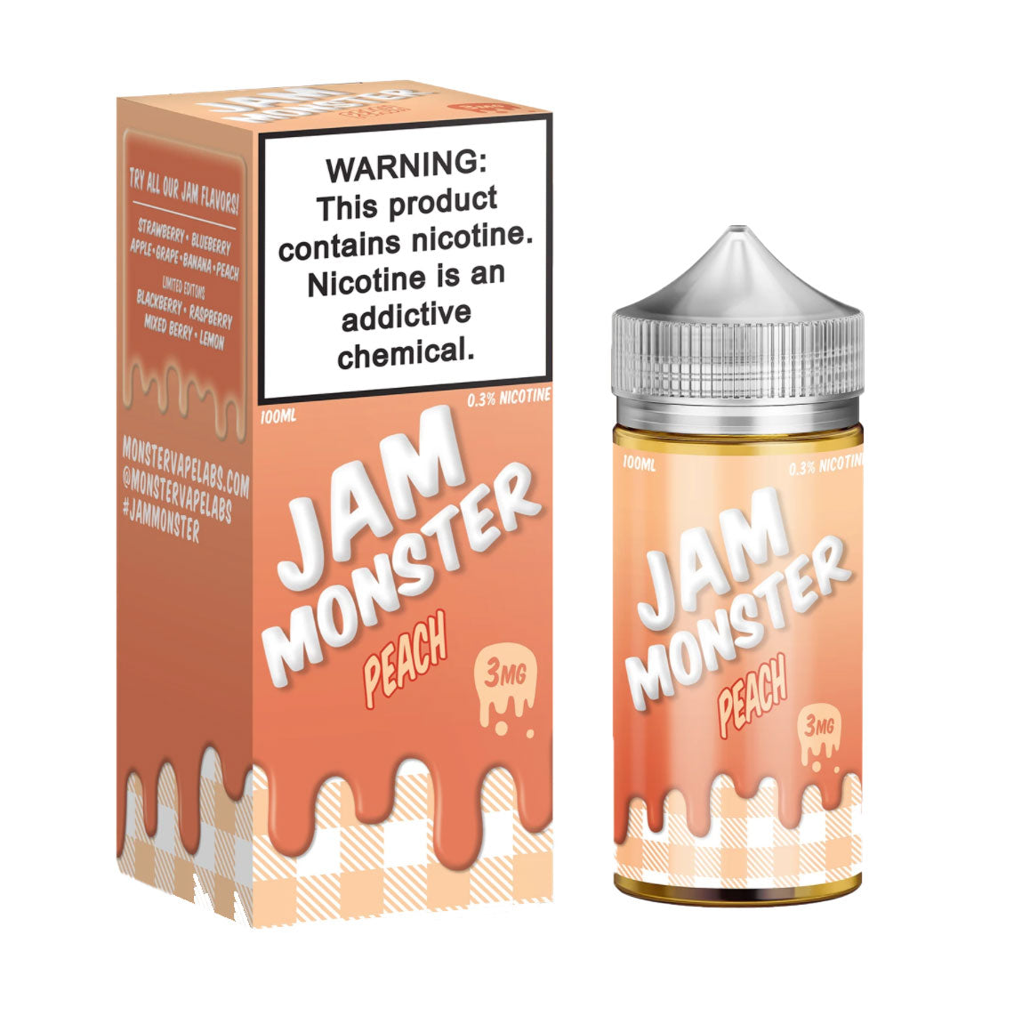 Jam Monster Peach | $10.80 | Vapor Boss
