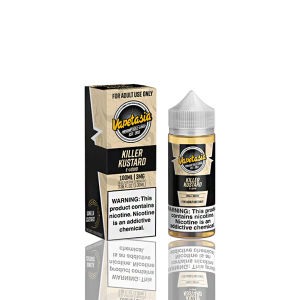 killer kustard vape juice Killer Kustard by Vapetasia – Creamy Vanilla Custard Vape Juice