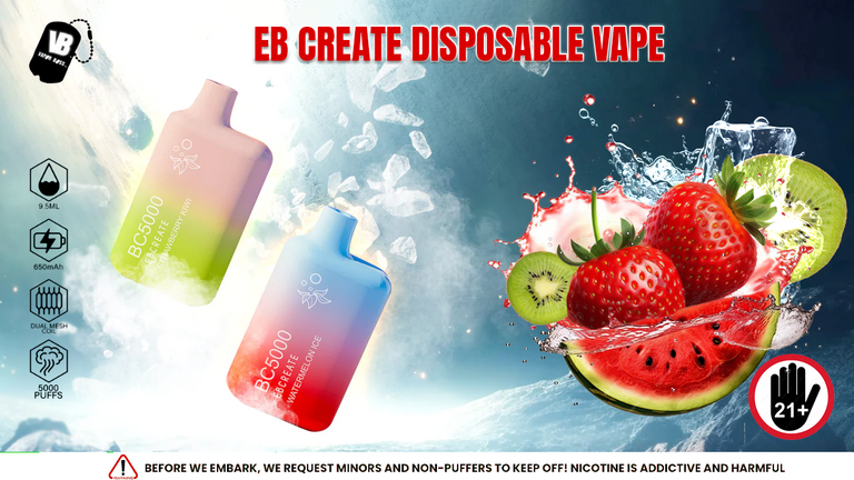 EB Create BC5000 Disposable Vape: Exploring About This Amazing Vape De