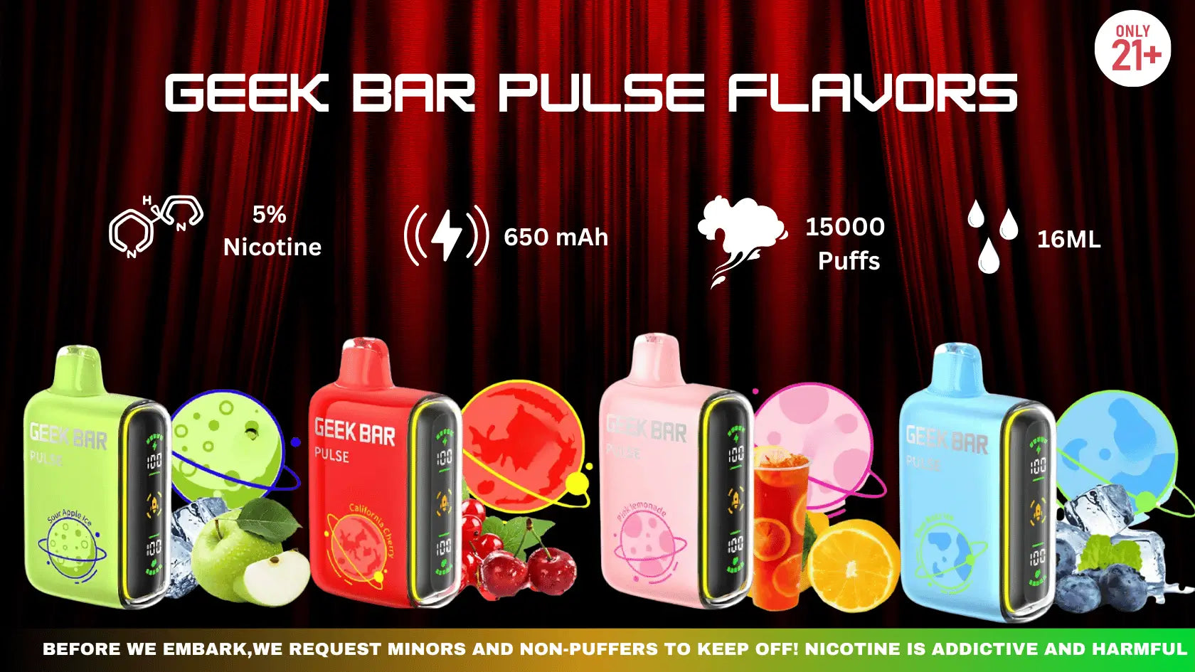 Buy Geek Bar Pulse Flavors