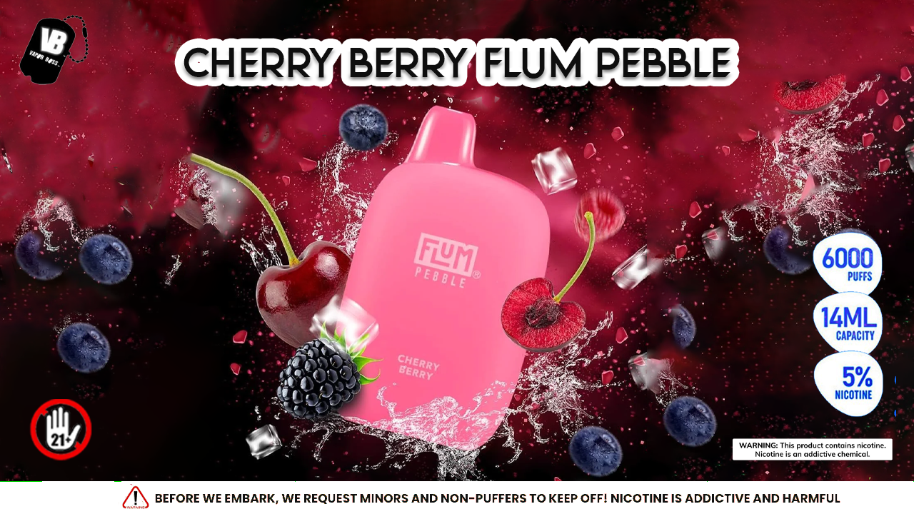 Cherry Berry Flum Pebble Vape
