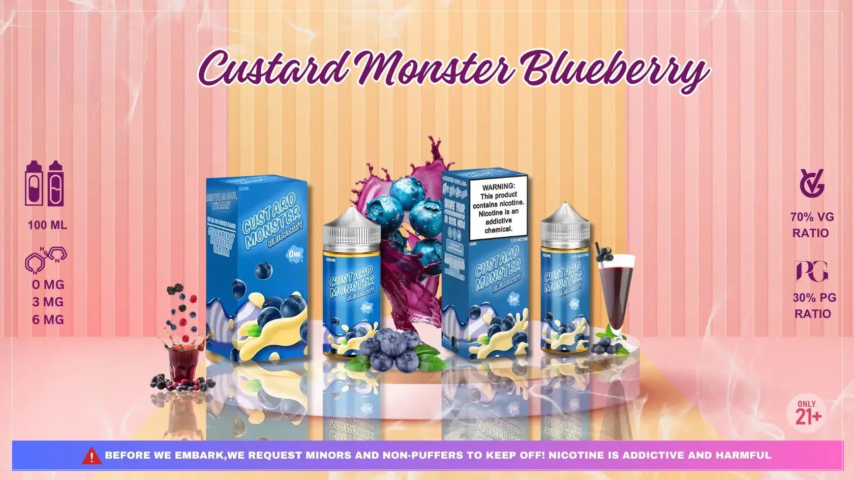 Custard Monster Blueberry
