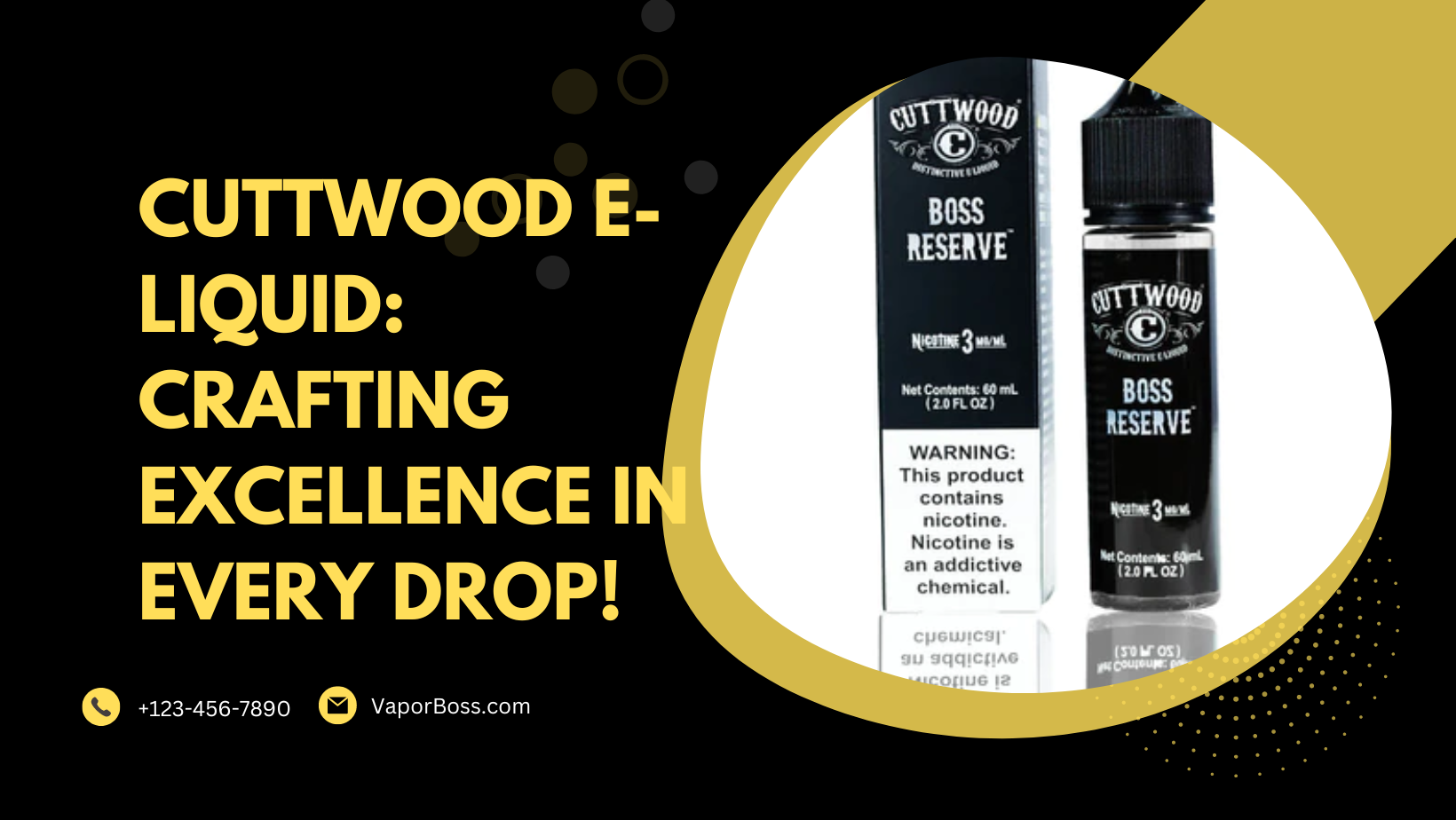 Cuttwood E-Liquid: Crafting Excellence in Every Drop!