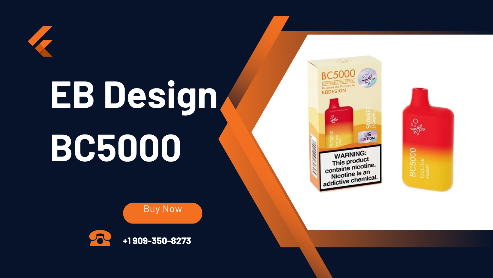 EB Design BC5000 Disposable Pod Device: Experience the Power and Convenience in a Compact Package.