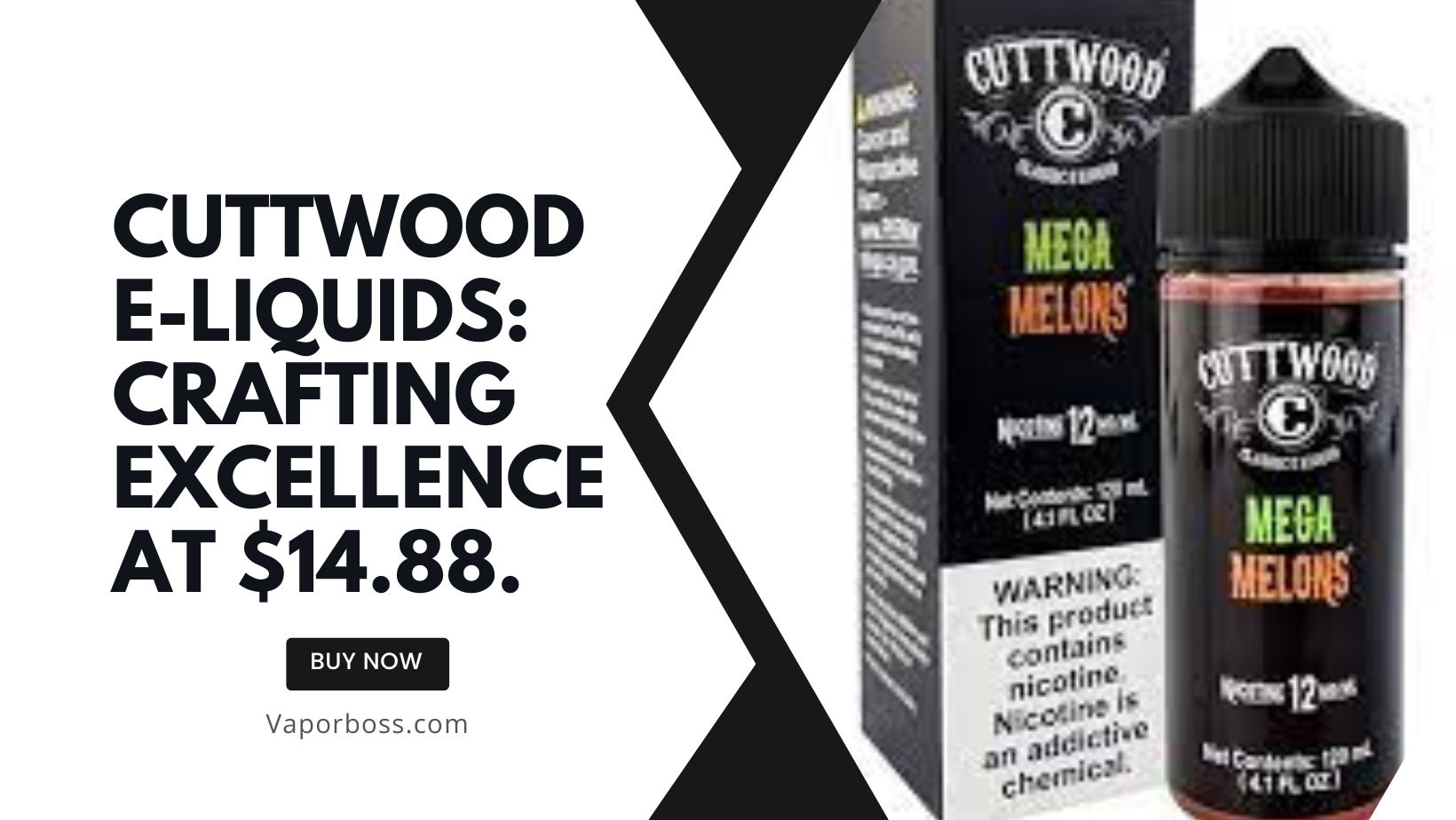 Cuttwood E-liquids: Crafting Excellence at $14.88.