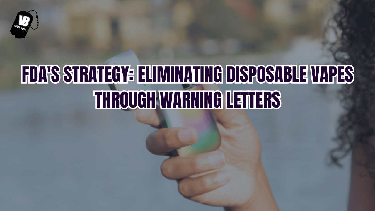  Disposable Vapes Through Warning Letters
