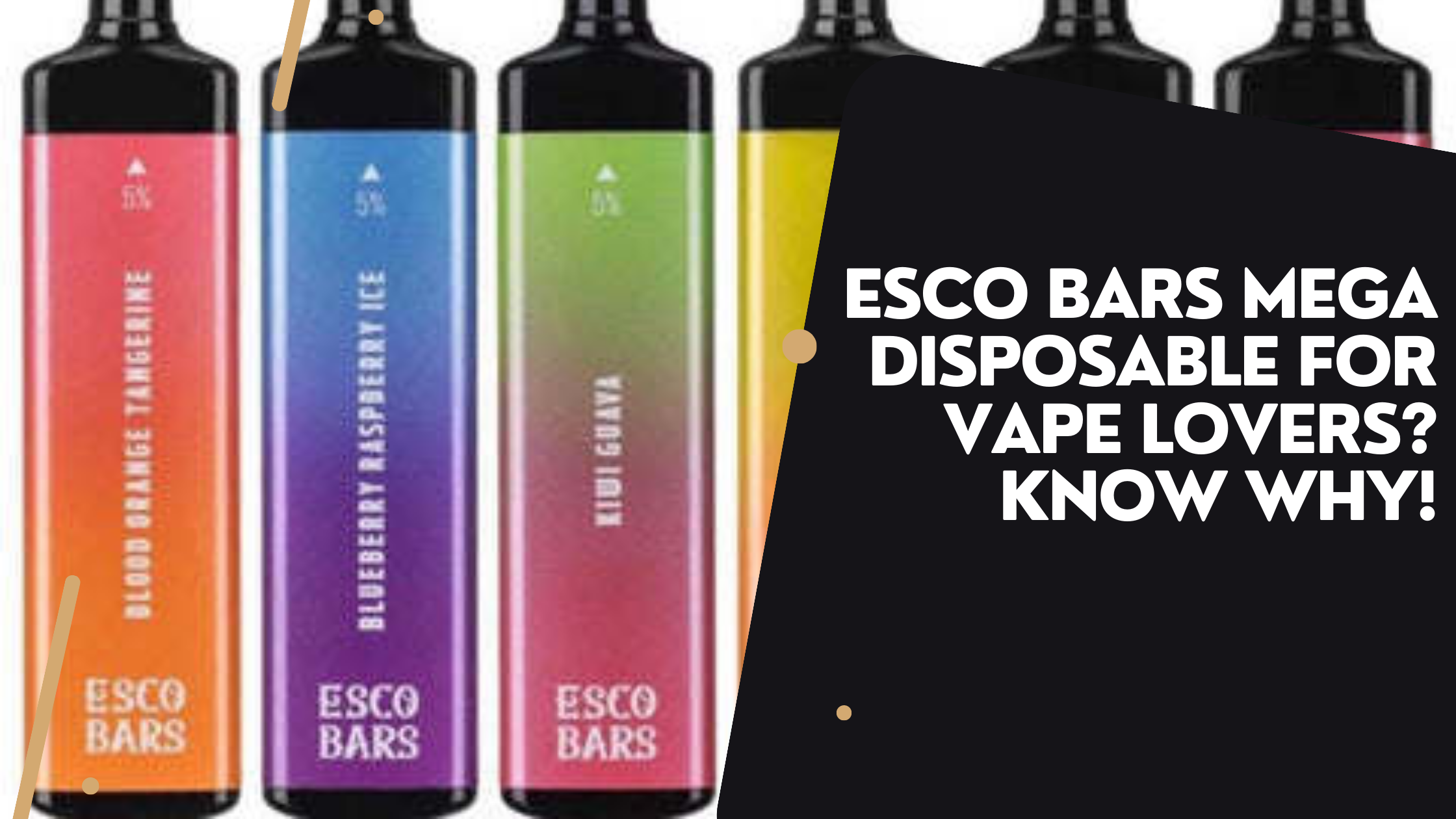 Esco Bars Mega Disposable For Vape Lovers? Know Why!