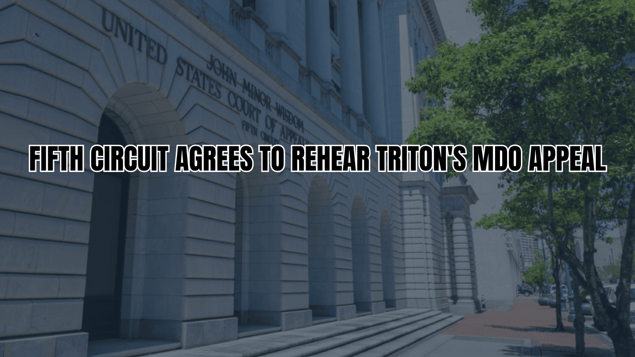 Fifth Circuit Agrees to Rehear Triton's MDO Appeal
