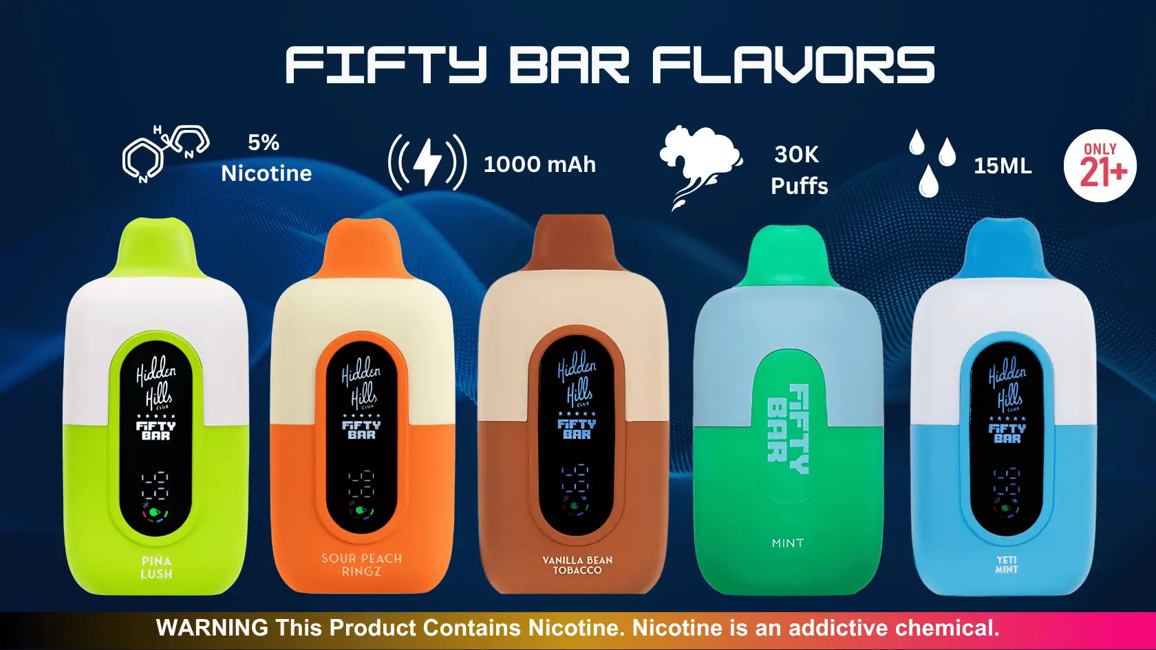 Fifty Bar Flavors