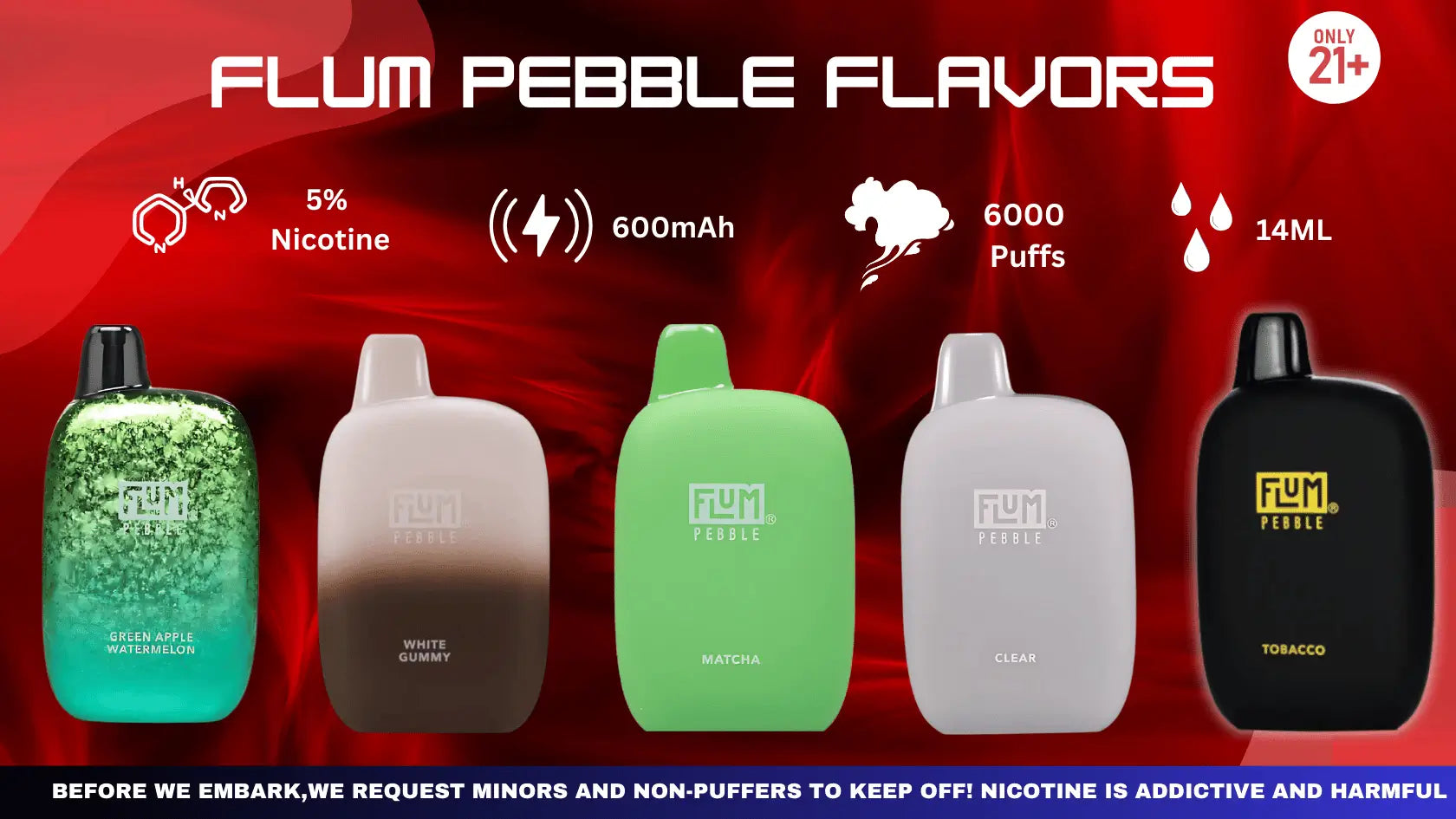 Flum Pebble Flavors
