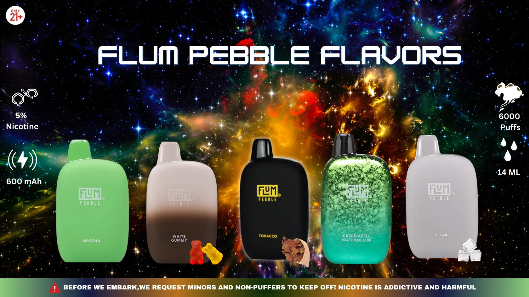 Flum Pebble Flavors