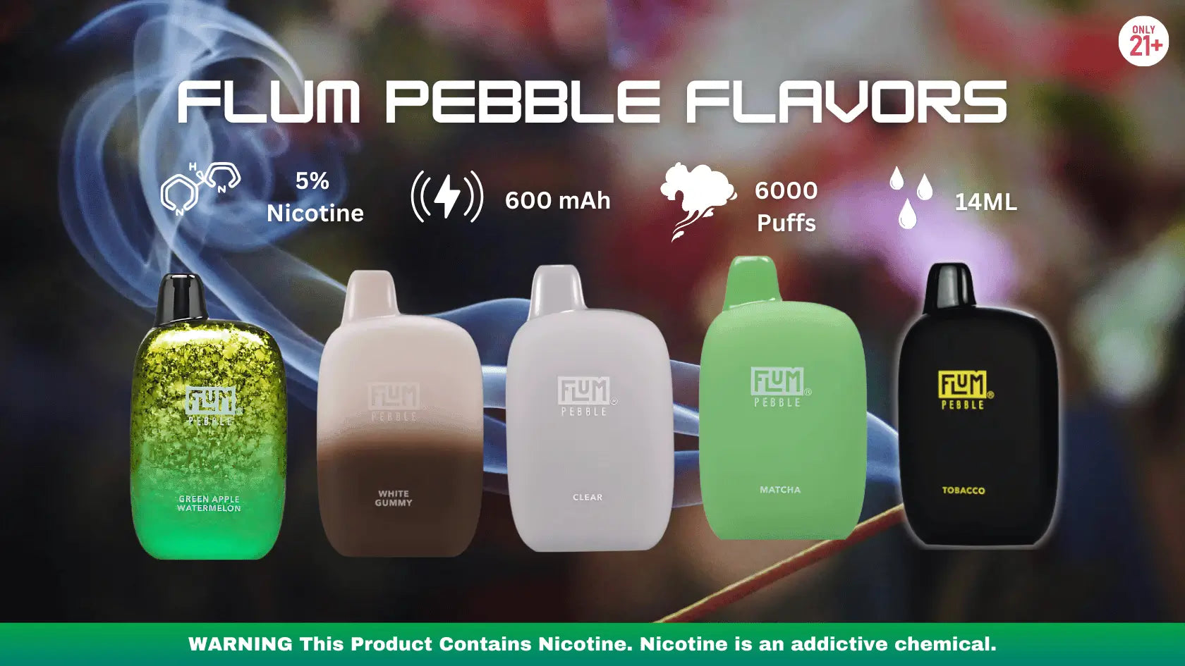 Flum Pebble Flavors