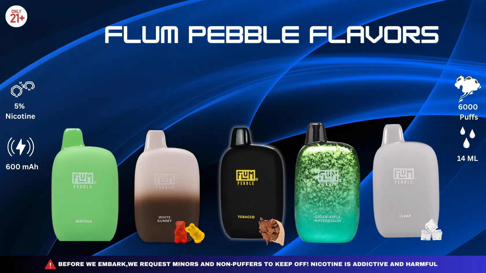 Flum Pebble Flavors