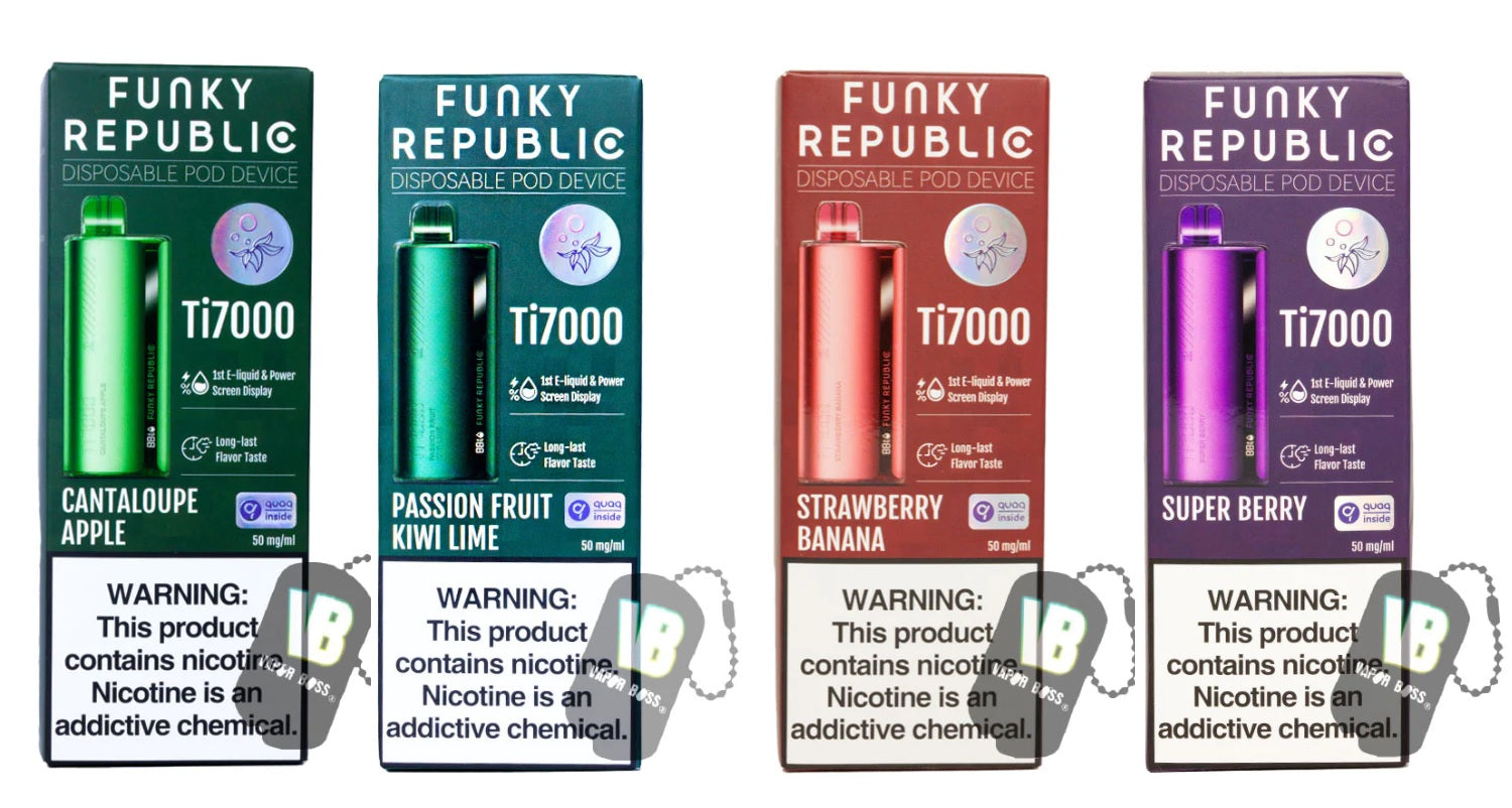 Funky Republic Ti7000 by Elf Bar: A Review of a Unique Vape Flavor