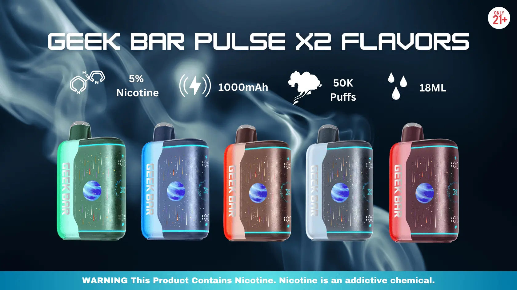 Geek Bar Pulse X2 Flavors