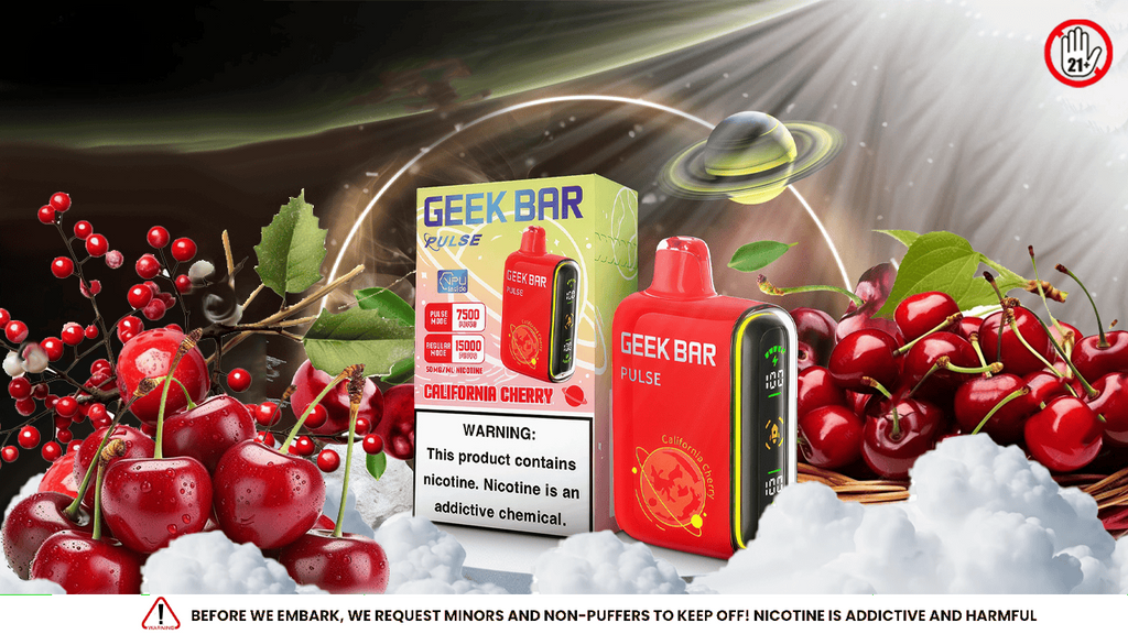 California Cherry Geek Bar Pulse Reviewing the Next-Gen Geek Bar Pulse California Cherry Flavor California Cherry Geek Bar Pulse Reviewing the Next-Gen Geek Bar Pulse California Cherry Flavor