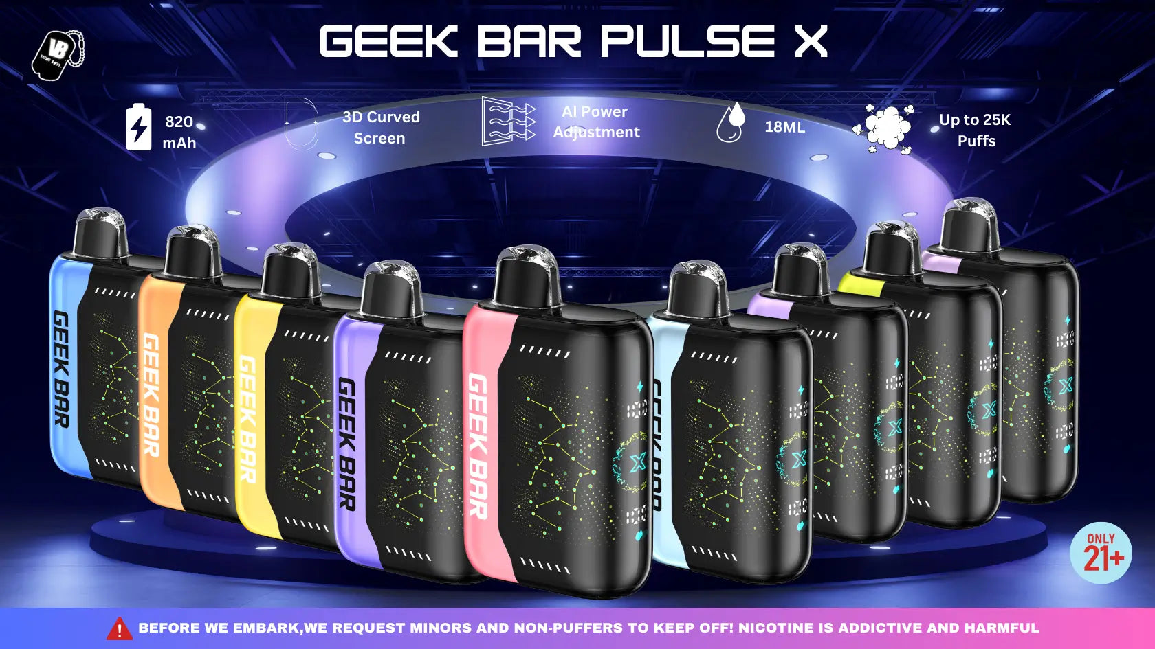 Geek Bar Pulse X Flavors