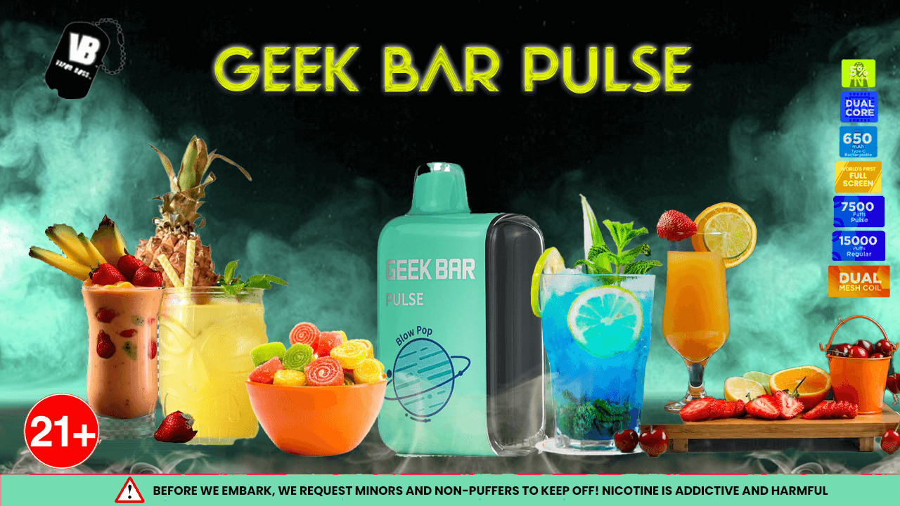 Geek Bar Pulse: Revolutionizing with Advanced Technology & Eco-Friendl Geek Bar Pulse: Revolutionizing with Advanced Technology & Eco-Friendl