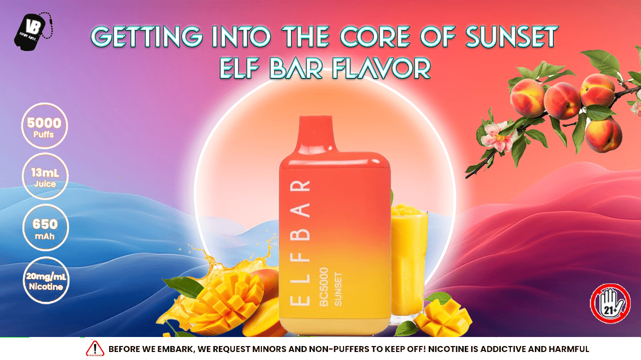 Sunset Elf bar flavor