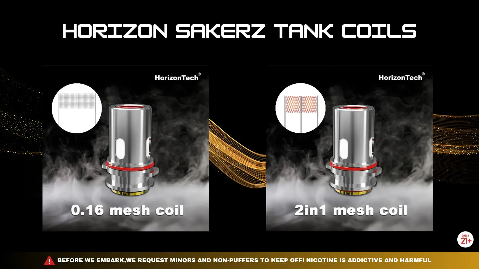 Horizon Sakerz Tank Coils