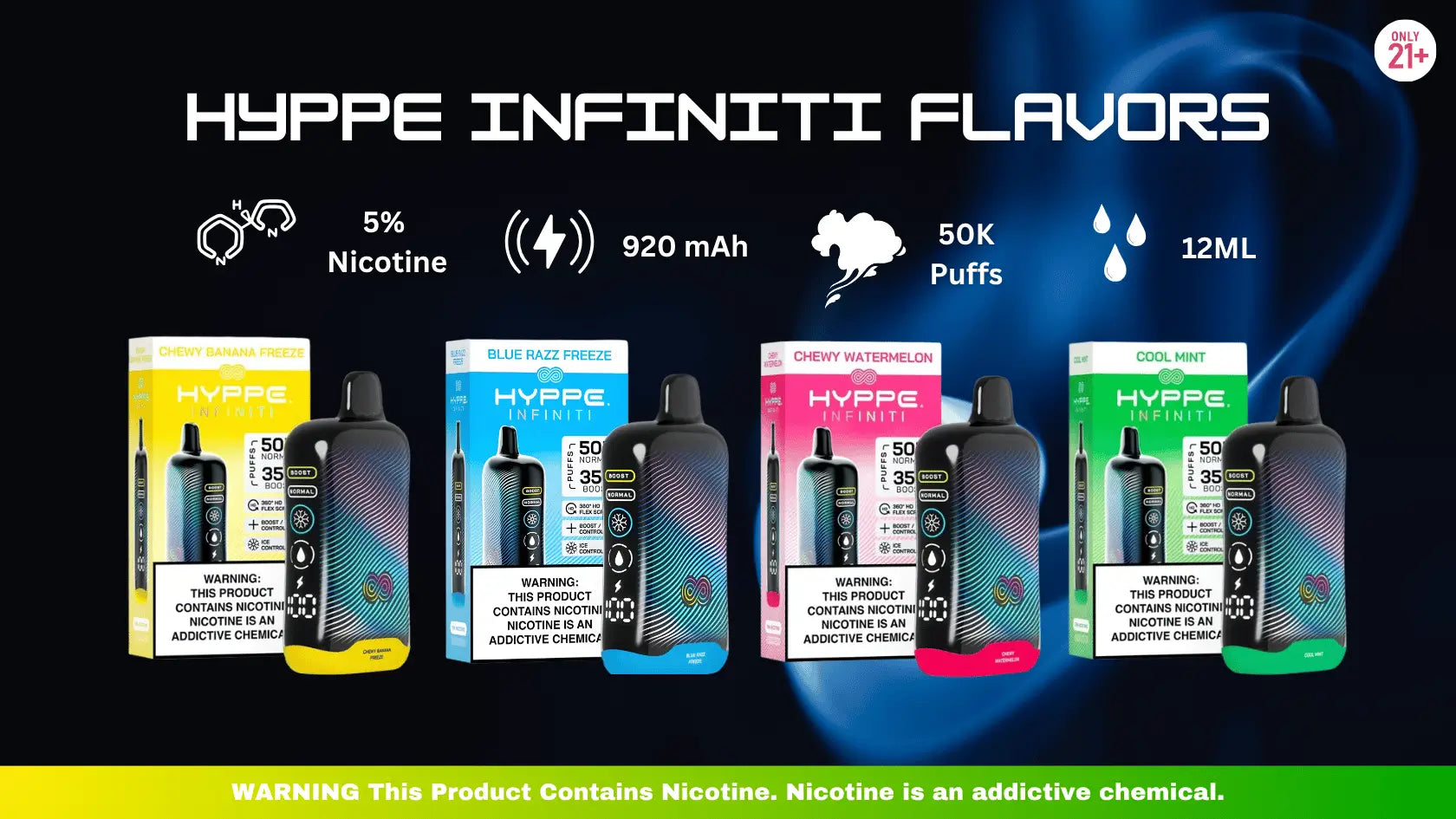 Hyppe Infinit Flavors