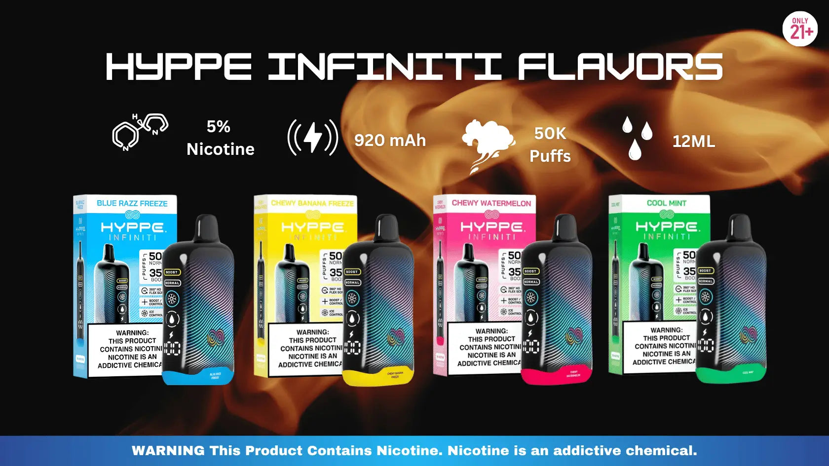 Hyppe Infiniti Flavors
