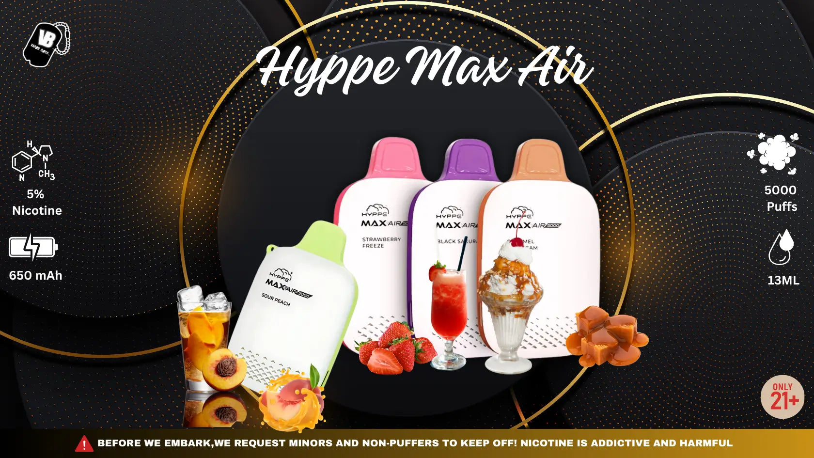 Hyppe Max Air Flavors