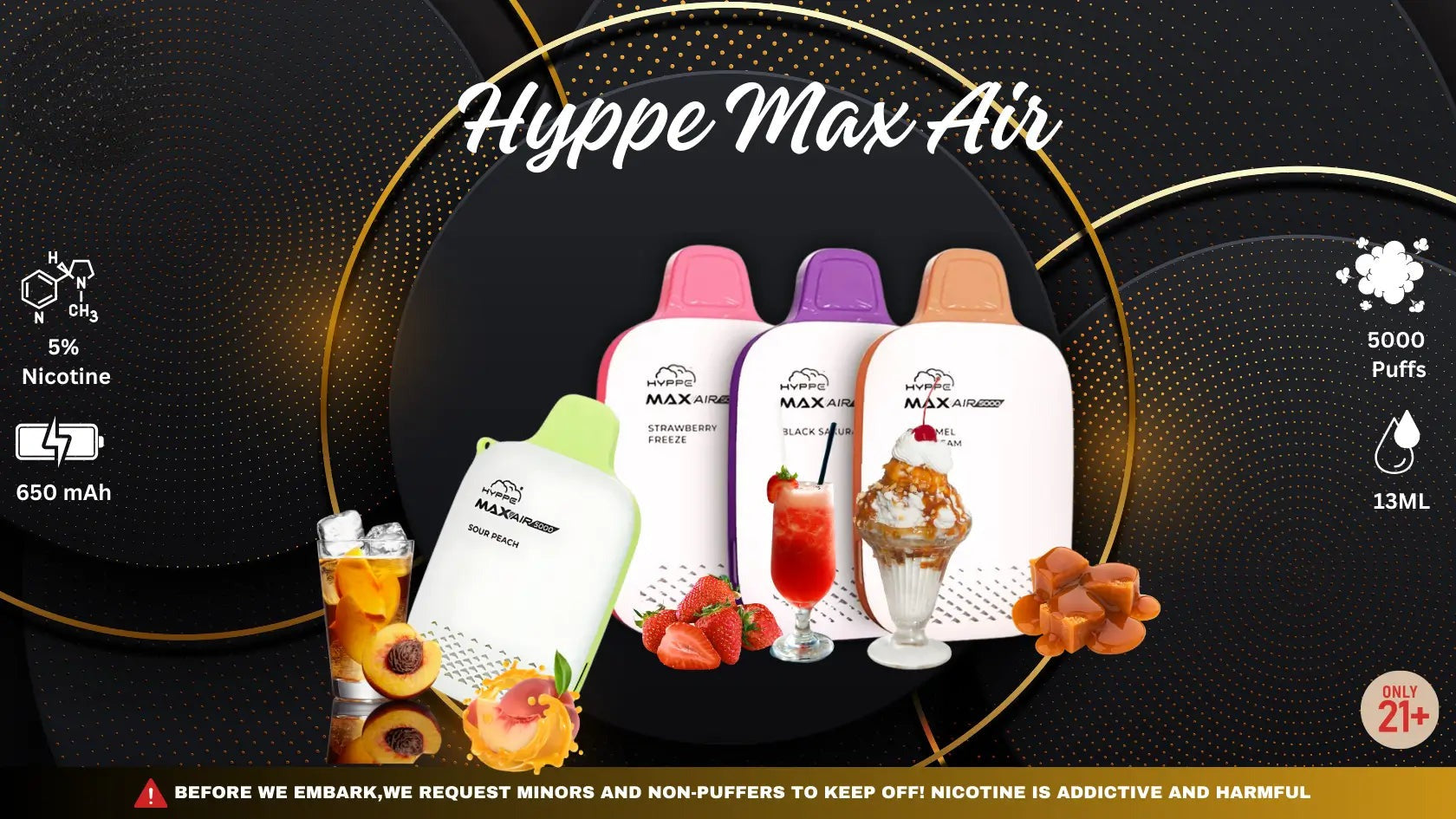 Hyppe Max Air Flavors