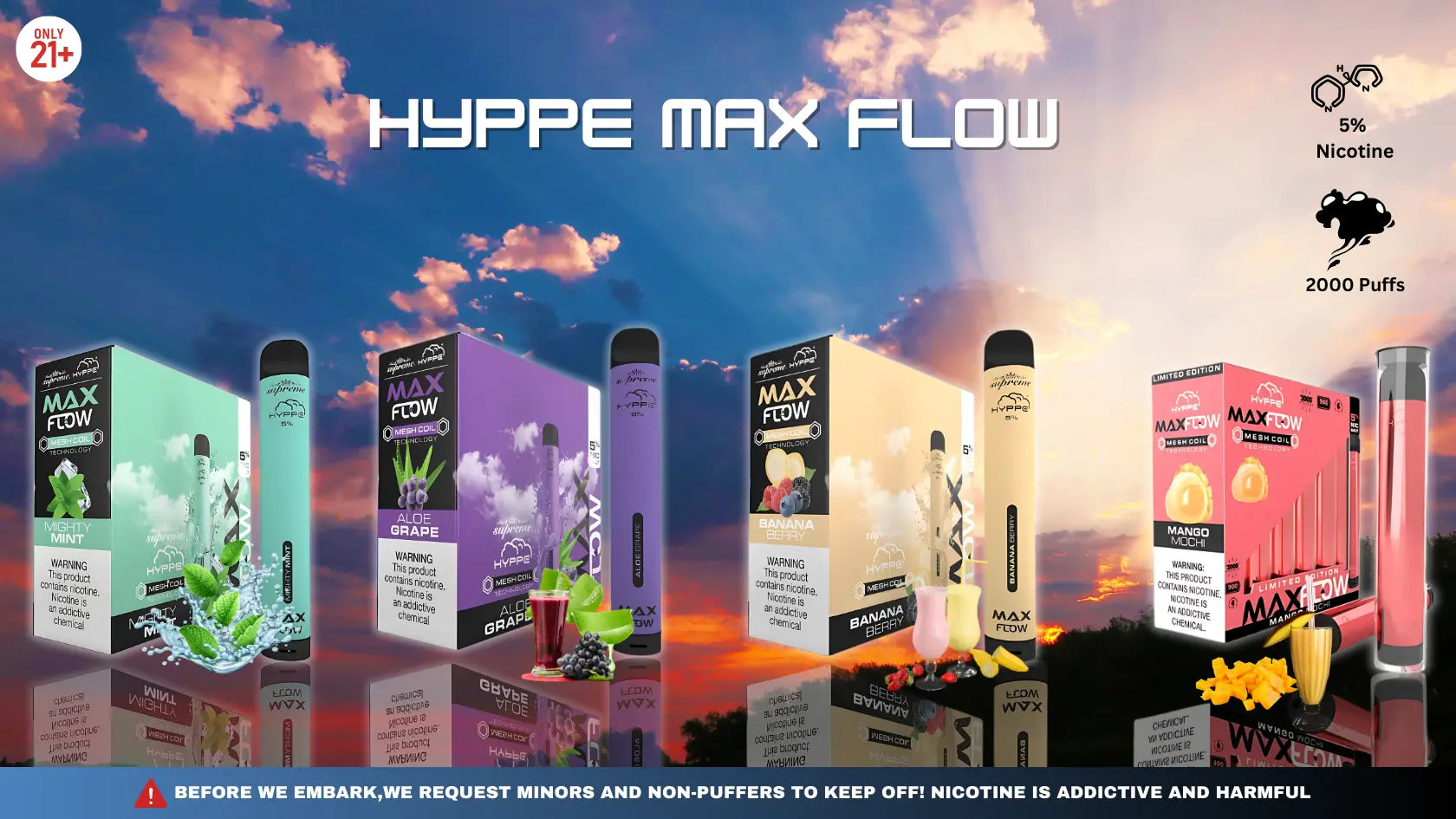 Best Hyppe Max Flow Flavors