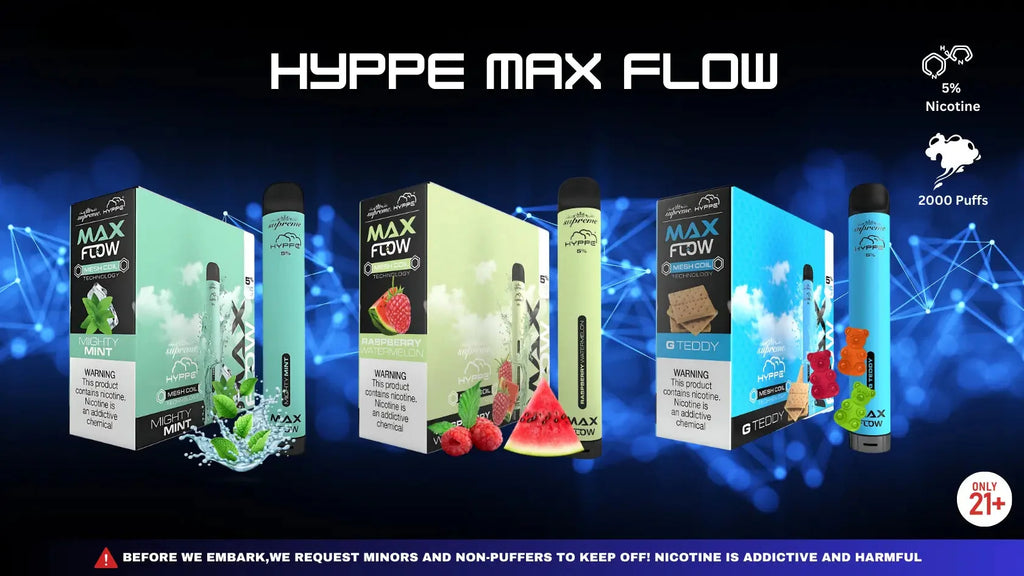 Hyppe Max Flow: Long-Lasting Battery, Big Flavor Hits