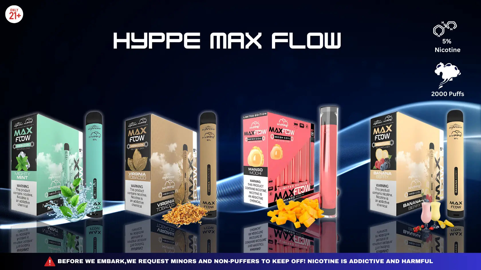 Shop Hyppe Max Flow Flavors Online