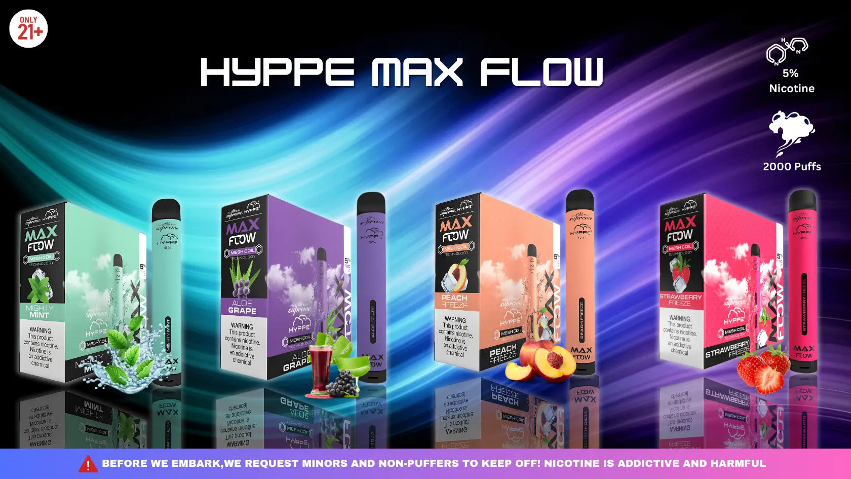  Hyppe Max Flow Flavors