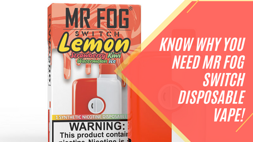 Know Why You Need Mr Fog Switch Disposable Vape!