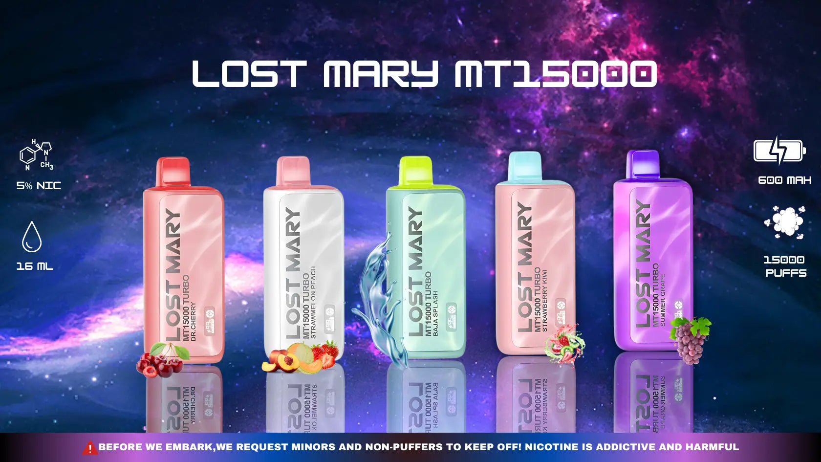 Lost Mary MT15000 Flavors