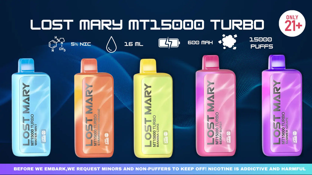 Lost Mary MT15000 Turbo Review Features, Flavors & Performance Lost Mary MT15000 Turbo Review Features, Flavors & Performance