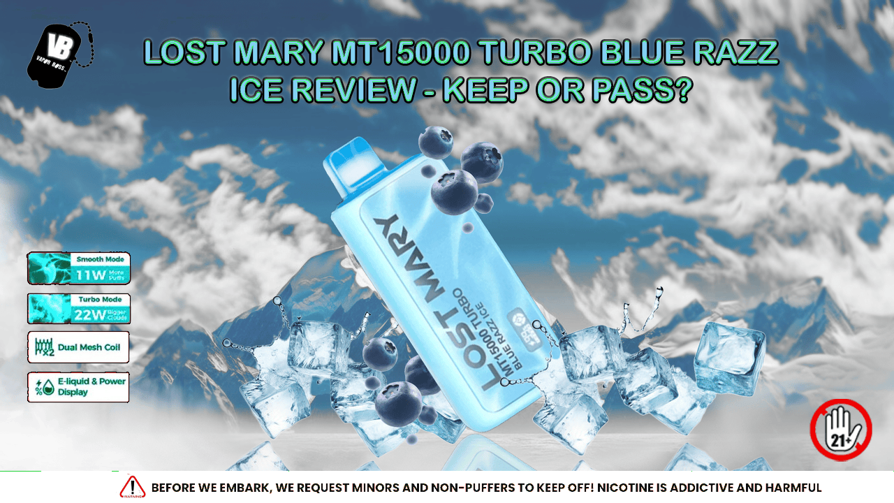 Lost Mary MT15000 Turbo Blue Razz Ice Review